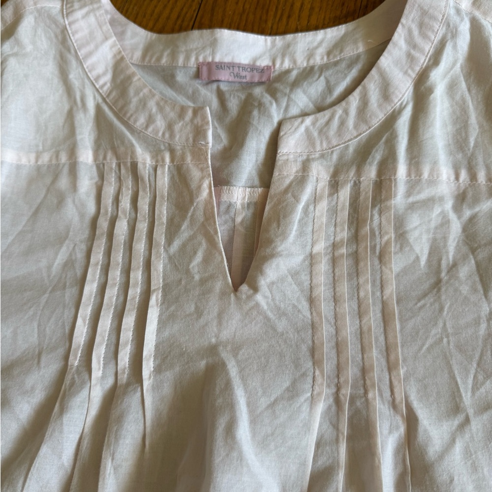 Eyelet crochet elegant top - Picture 4 of 6